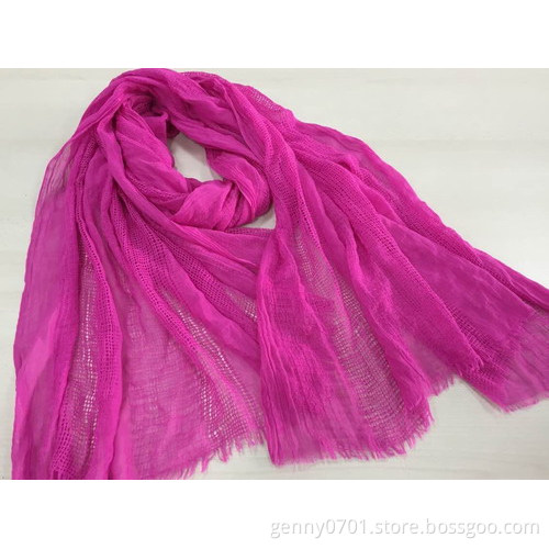 100% Acrylic woven scarf